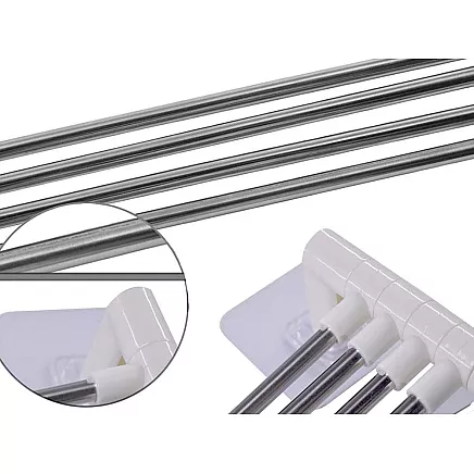 Bathroom towel rail swivel handle hook