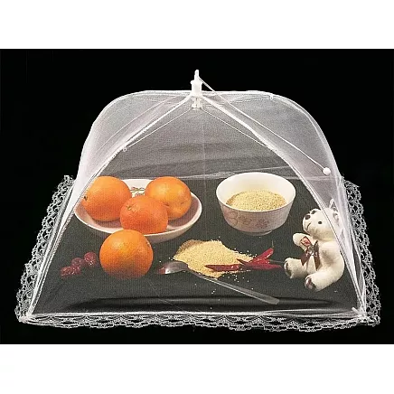 Moskītu tīkla vāks pārtikas augļu grilam