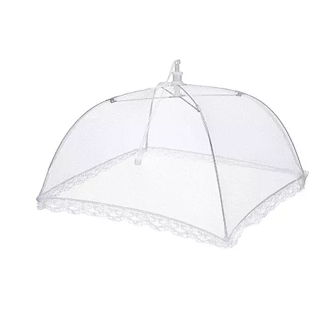 Moskītu tīkla vāks pārtikas augļu grilam