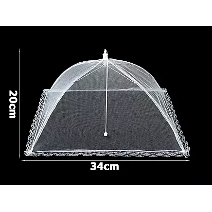 Moskītu tīkla vāks pārtikas augļu grilam