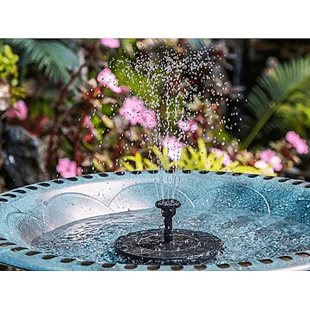 Saules dārza strūklakas sūknis peldošiem ūdeņiem