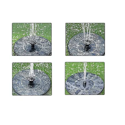 Saules dārza strūklakas sūknis peldošiem ūdeņiem