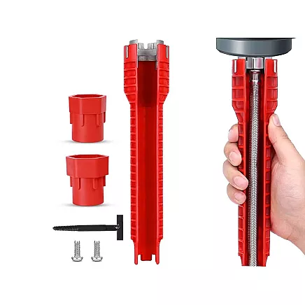 Socket spanner for fitting the tap to the sink