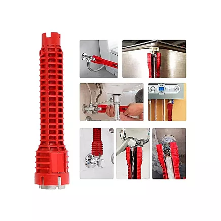 Socket spanner for fitting the tap to the sink