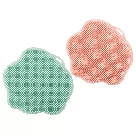 Washer sponge brush head and body massage