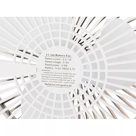 Wireless standing desk fan