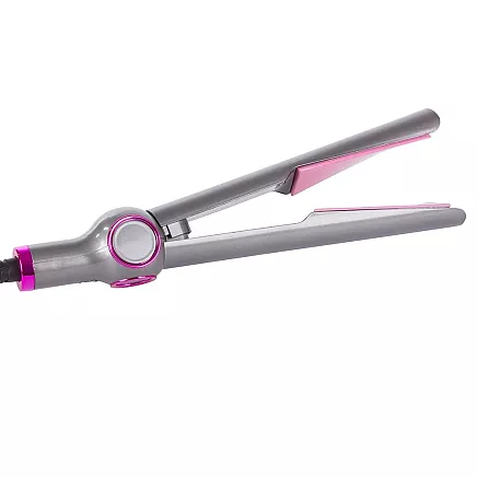 Hair straightener ceramic curling iron 2in1 lcd