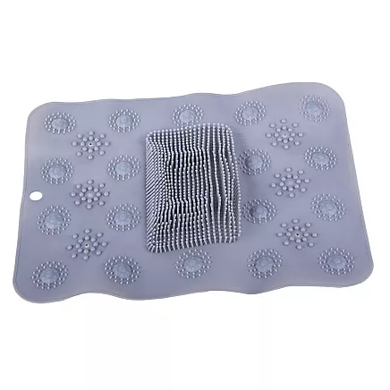 Shower foot massager non-slip mat