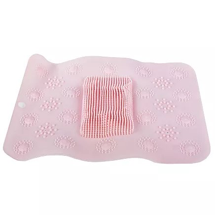 Shower foot massager non-slip mat