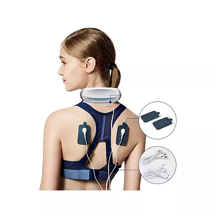 Neck tens ems electrostimulator 2in1