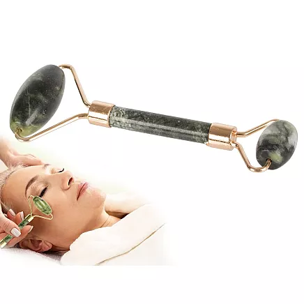 Jade roller face massager
