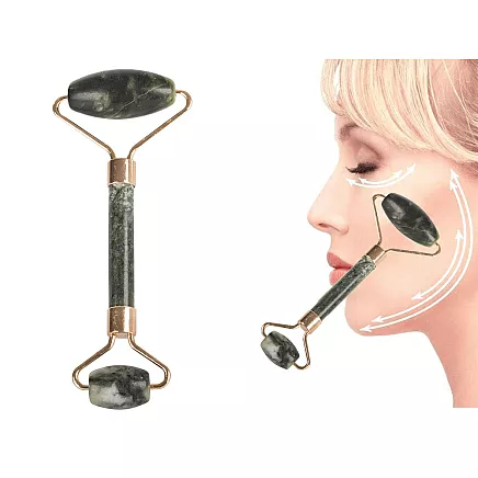 Jade roller face massager