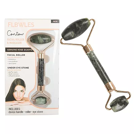 Jade roller face massager