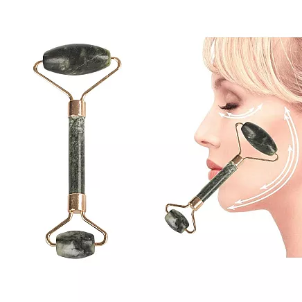 Jade roller face massager