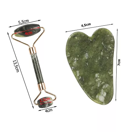 Jade face massager roller roller plate