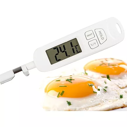 Lcd digital kitchen thermometer wine meat probe