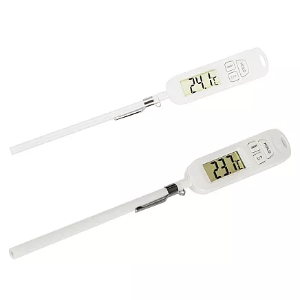 Lcd digital kitchen thermometer wine meat probe