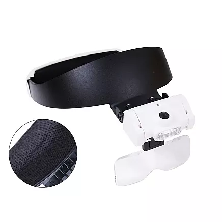 Headlamp eyepiece 2 led illuminated