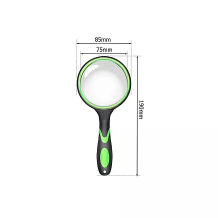 Klasiskā luksusa lasāmā lupa 75mm