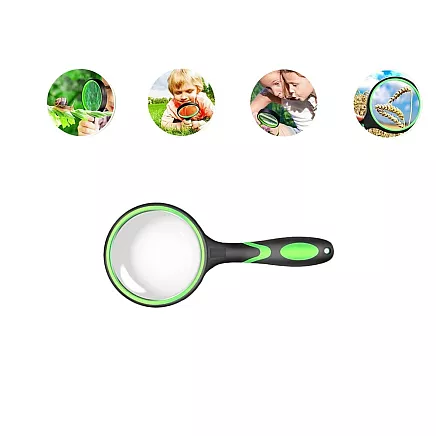 Klasiskā palielināmā lasītāja lēca 100mm diametrs