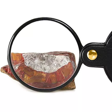 Folding pocket magnifier small mini case