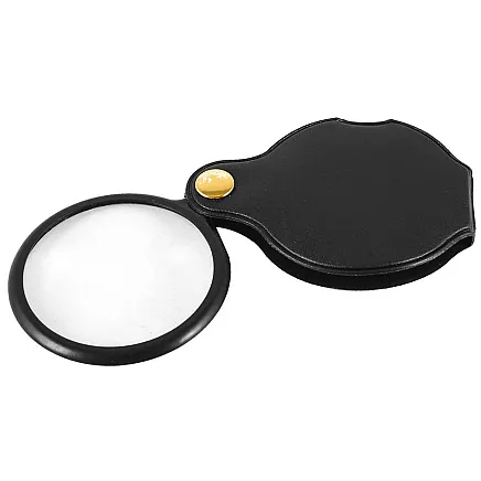 Folding pocket magnifier small mini case