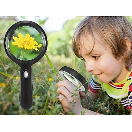 Magnifying glass 10x with led illumination