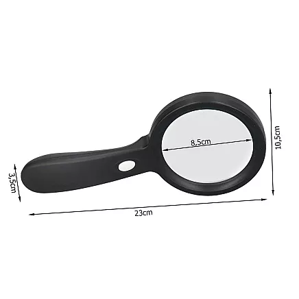 Magnifying glass 10x with led illumination