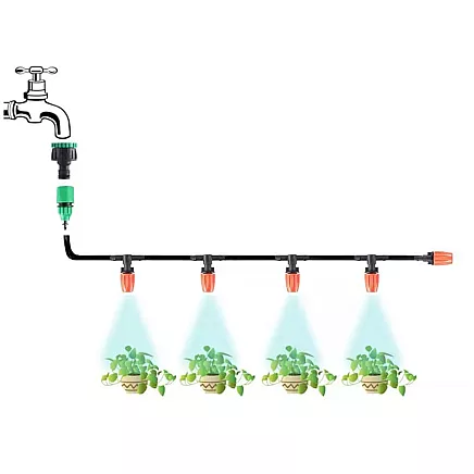 Irrigation system water curtain sprinkler 15m