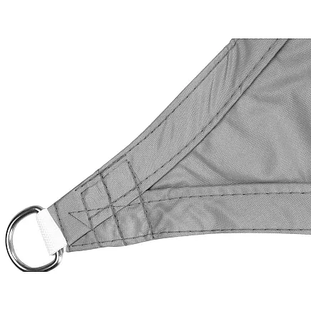 Dārza Ūdensizturīgs Saulessargs Markīze Bura Nojume Tents 3x3x3m, Pelēks