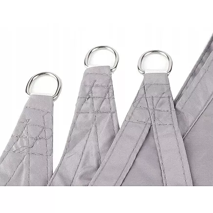 Dārza Ūdensizturīgs Saulessargs Markīze Bura Nojume Tents 4x3m, Pelēks