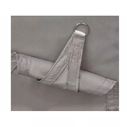 Dārza Ūdensizturīgs Saulessargs Markīze Bura Nojume Tents 4x3m, Pelēks