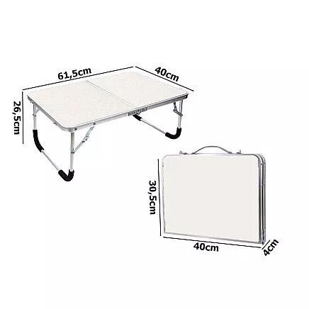 Salokāms Datora Laptopa Galds Statīvs Paaugstinājums Portatīvs Tūrisma Kempinga Galdiņš...