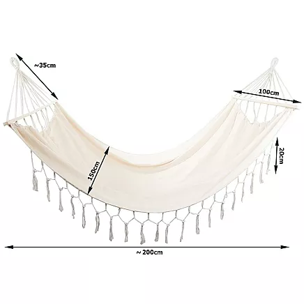 Garden hammock hanging frame rocker two-seater