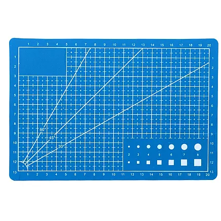 Pašatjaunojoša griešanas paliktnis modelistiem A5, 15x22 cm, zils