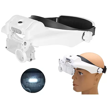 Headlight headguard luxe 3 led 11.5x