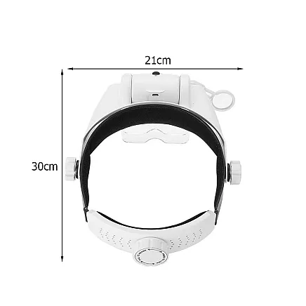 Headlight headguard luxe 3 led 11.5x