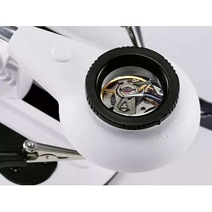 Third hand soldering kit magnifying glass holder led