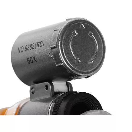 Pocket microscope jewelers magnifier 2 led uv