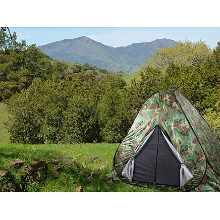 Pašizliekamā tūristu telts Automātiskā Moro