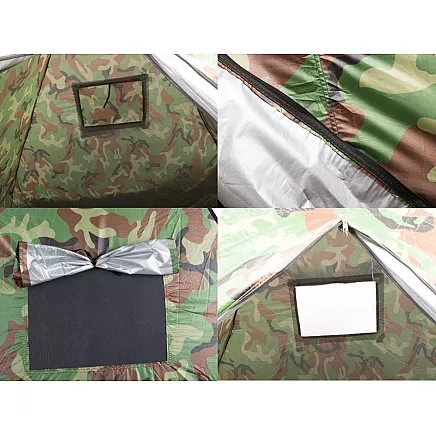 Pašizliekamā tūristu telts Automātiskā Moro