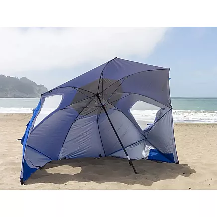 Liels Dārza Pludmales Lietussargs Saulessargs Nojume Telts ar Aizsardzību pret UV Stariem,...