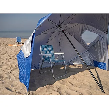 Liels Dārza Pludmales Lietussargs Saulessargs Nojume Telts ar Aizsardzību pret UV Stariem,...