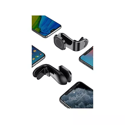 Magnetic car holder for phone grille