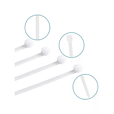 Trickets 2.5x100 100 pcs white