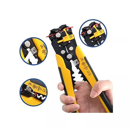 Wire stripping pliers cable crimper