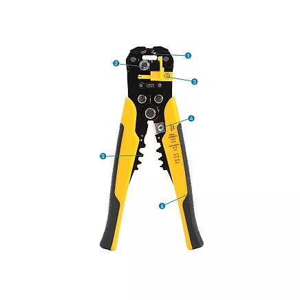 Wire stripping pliers cable crimper