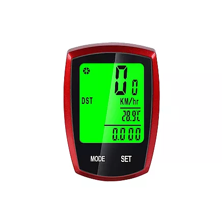 Bezvadu ūdensizturīgs velodators ar LCD displeju un 22 funkcijām