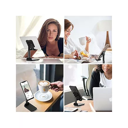 Mobile phone stand tablet holder foldable