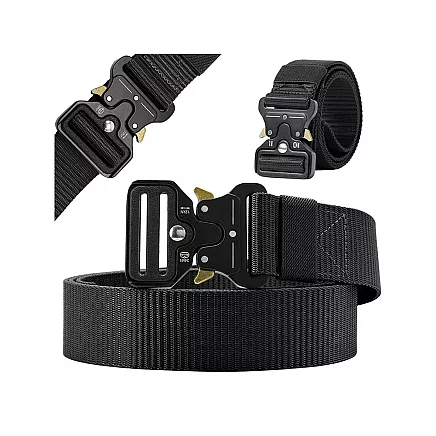 Military survival tactical belt qr